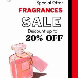 LIMITED TIME SPECIAL OFFER SALE UP TO 20% ON FRAGRANCES